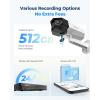 imageREOLINK 4K PoE Security Camera System IP Outdoor Cameras 4X Duo 2 PoE with 1x RLN8410 White Builtin 2TB HDD Video Recorder