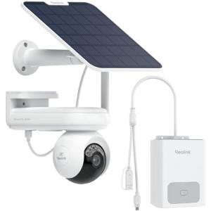 imageREOLINK Altas PT Ultra Bundle with Battery Pack 4K Solar Security Cameras Wireless Outdoor Long Battery Life ColorX Night Vision 360 Pan Tilt Auto Tracking DualBand WiFi 6 Cameras