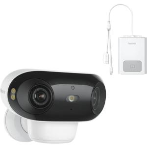 imageREOLINK Argus 4 Pro Bundle with Battery Pack4K Solar Security Cameras Wireless Outdoor 180 DualLens 8MP Camera for Home Security ColorX Night Vision Smart PeopleVehicleAnimal Detection No Sub