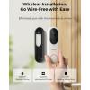 imageREOLINK Video Doorbell Battery with Chime 11 HeadtoToe View 245 GHz WiFi PersonVehiclePackage Detection No Monthly Fees