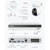 imageReolink 4K Security Camera System with PT AutoTracking 355Pan 50Tilt Home Wired Outdoor PoE Cameras Smart AI Detection Spotlights 8CH NVR 2TB HDD RLK8800PT4 Bundle with Duo 3 PoE