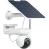 imageREOLINK Altas PT Ultra Black  4K Solar Security Cameras Wireless Outdoor 500 Days Battery Life ColorX Night Vision 360 Pan Tilt Auto Tracking DualBand WiFi 6 Cameras for Home SecurityWhite