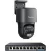 imageREOLINK TrackMix PoE Bundle PoE Switch One Cable Offer Both Power and Data 355 Pan amp 90 Tilt Auto Tracking Smart Detection 8MP HD Security PTZ Camera System