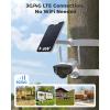 imageREOLINK 4K 8MP 4G LTE Cellular Security Camera Wireless Outdoor Dual Lens 180 Wide Angle Sim Card Included Continuous Solar Powered Color Night Vision 2 Way Talk Duo 2 LTE  Solar Panel 2