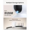 imageREOLINK Indoor WiFi Camera Bundle with 128GB SD Card 2 Pack 4MP Plugin Security Camera Ideal for BabyPet Monitor E1