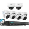 imageREOLINK 4K PoE Security Camera System 4pcs PersonVehicle Detection IP Cameras 8CH NVR with 2TB HDD RLK8800D4 PoE Kit Bundle with 2 x RLC843A 4K IK10 Vandalproof Cameras