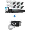 imageREOLINK 4K PoE Security Camera System 6pcs PersonVehicle Detection IP Cameras 8CH NVR with 2TB HDD Bundle with Outdoor Color Night Vision DualLens IP Camera Duo 2 PoE