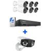 imageREOLINK 5MP PoE Security Camera System Bundle 6pcs 5MP IP Cameras 1pcs 16MP DualLens Duo 3 PoE a 8CH NVR PreInstalled with 2TB HDDInclude 6 x 18M Cat5 Cable