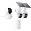 imageREOLINK 5MP Solar Security Cameras Wireless Outdoor System Argus PTHome Hub Mini Bundle with E1 Zoom 360 Pan Tilt AutoTracking Color Night Vision 245 GHz WiFi No Subscriptions