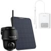 imageREOLINK Argus PT Ultra Black Bundle with Battery PackFirst 4K Solar Security Cameras Wireless Outdoor360 Pan Tilt AutoTracking 8MP Color Night Vision 245 GHz WiFi 6 No Monthly Fee Home Hu