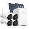 imageREOLINK Home Hub with 4X Argus EcoSolar Panel 5MP Solar Security Camera Outdoor for Home Surveilance Night Vision HumanCar Smart Detection 24G WiFi No Subscription Local Storage