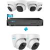 imageReolink 4K PoE Security Camera System Bundle 6pcs 8MP PersonVehicle Detection Smart PoE IP Cameras a 8CH NVR PreInstalled with 2TB HDDInclude 4 x 18M Cat5 Cable
