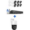 imageReolink 5MP IP Security Camera System Bundle 4PCS 5MP PoE Cameras 8CH NVR PreInstalled with 2TB HDD RLK8410B6 Bundle with Trackmix PoE Camera