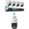 imageReolink PoE Security Camera System Bundle 4pcs 5MP Dome IP Cameras with Smart AI Detection 8CH NVR with PreInstalled 2TB HDD RLK8520D45MP Bundle with 4K 8MP DualLens Camera Trackmix PoE