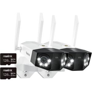 imageREOLINK Camera with 128GB microSD Card Bundle 16MP WiFi Camera for Home Security Supports 247 Recording