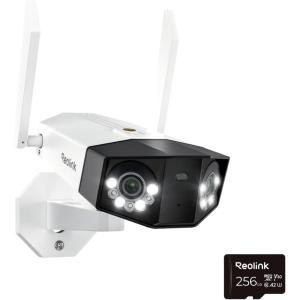 imageREOLINK Camera with 256GB microSD Card Bundle 16MP WiFi Camera for Home Security Supports 247 Recording