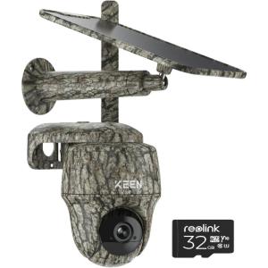 imageREOLINK KEEN Ranger PT Cellular Trail Camera 3G4G LTE 360 Full View 2K Live VideoampPlayback on Phone NoGlow IR Solar Powered Game Camera 2K Night Vision Smart Motion Activated No WiFi Needed