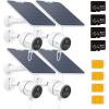 imageREOLINK 4K 3G4G LTE Cellular Security Camera Outdoor64GB SD Card4Pack Wireless Solar Cam with Smart Detection amp Accurate Alarms Local amp Cloud Storage Removable Battery Go Ultra Kit