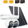 imageREOLINK Altas Go PT 4G LTE 360 Solar Cellular Security Camera256GB SD Card 2Pack 247 Recording Wireless Outdoor for Home Security 10s PreRecord 2K ColorX Night Vision Large Battery and 12W SP