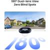imageREOLINK 3Cam Wireless Security System Solar Floodlight Cam  2X Argus 4 Pro with Home Hub 4K DualLens 180 ColorX Night Vision Up to 1000lm Light amp Siren Alarm DualBand WiFi 6 No Monthly Fee