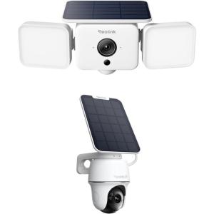 imageREOLINK Solar Floodlight Cam  Argus PT Ultra 4K 360 Security Cameras Wireless Outdoor Up to 1000lm Light amp Siren Alarm AIPIR MotionActivated Floodlight Color Night Vision AutoTracking