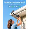 imageREOLINK Argus Eco BlackSolar Panel 2K 5MP Solar Security Camera Outdoor for Home Surveilance Night Vision HumanCar Smart Detection 24G WiFi No Subscription Home Hub Compatible Local StorageBlack