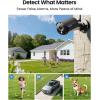 imageREOLINK Argus Eco BlackSolar Panel 2K 5MP Solar Security Camera Outdoor for Home Surveilance Night Vision HumanCar Smart Detection 24G WiFi No Subscription Home Hub Compatible Local StorageBlack