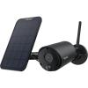 imageREOLINK Argus Eco BlackSolar Panel 2K 5MP Solar Security Camera Outdoor for Home Surveilance Night Vision HumanCar Smart Detection 24G WiFi No Subscription Home Hub Compatible Local StorageBlack