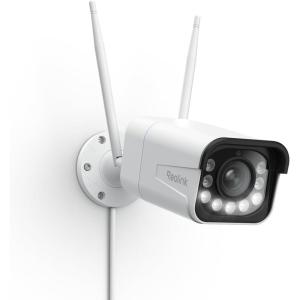 imageREOLINK 4K 8MP Outdoor Security Camera with 5X Optical Zoom WiFi 6 Tech Smooth Remote Viewing with H265 Recording Color Night Vision HumanVehicleAnimal Detection RLC811WARLC811WA