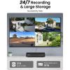 imageREOLINK 4K PoE Security Camera System 6pcs PersonVehicle Detection IP Cameras 8CH NVR with 2TB HDD Bundle with PTZ SecurityOutdoor 360 Camera Trackmix PoE