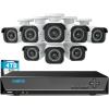 imageREOLINK 4K PoE Security Camera System 8pcs PersonVehicle Detection IP Cameras 16CH NVR with 4TB HDD Bundle with PTZ SecurityOutdoor 360 Camera Trackmix PoE