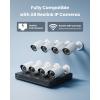 imageReolink 5MP PoE Security Camera System Bundle 8pcs 5MP IP Cameras a 16CH NVR PreInstalled with 4TB HDD RLK16410B85MP Bundle with 4K 8MP DualLens Camera Trackmix PoE