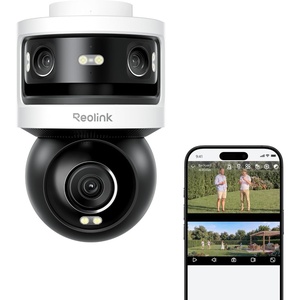 image:imageREOLINK TripleLens PoE Security Camera Outdoor 10MP 180 Panoramic amp 4K PT with Auto Tracking AI Video Search Perimeter Protection Color amp IR Night Vision 247 Recording OMVI 3i PoE