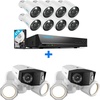 image:imageREOLINK 12MP Security Camera System 8pcs PoE Security Camera Outdoor Color Night 2Way Talk 16CH NVR 4TB HDD RLK161200B8A Bundle with 2pcs 4K UltraWide Angle Camera Duo Floodlight PoE