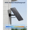 image:imageReolink 12W Solar Panel Black NonStop Solar Power Supply for All Wireless Battery Camera Outdoor Compatible with TrackMixArgus PT UltraDuo 2Eco Ultra3 Ultra Waterproof Reolink Solar Panel 3Black