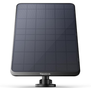 image:imageReolink 12W Solar Panel Black NonStop Solar Power Supply for All Wireless Battery Camera Outdoor Compatible with TrackMixArgus PT UltraDuo 2Eco Ultra3 Ultra Waterproof Reolink Solar Panel 3Black