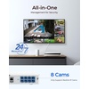 image:imageREOLINK 8CH Network Video Recorder for Home Security Camera System 247 RecordingHDD Not Included Only Work with 16MP12MP4K8MP5MP4MP REOLINK PoE IP Camera RLN8410White2TB HDD