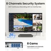 image:imageREOLINK 8CH Network Video Recorder for Home Security Camera System 247 RecordingHDD Not Included Only Work with 16MP12MP4K8MP5MP4MP REOLINK PoE IP Camera RLN8410BlackNo HDD