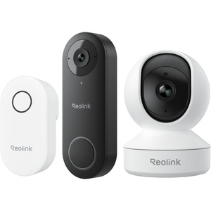 image:imageREOLINK Video Doorbell WiFi Camera with 4MP Indoor Camera E1 Bundle Remote Control in One App No Subscription Fee Local Storage Smart Detection