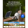 image:imageREOLINK 4K LTE Cellular Security Camera Wireless Outdoor 360 Smart Detection with AutoTracking Solar Powered SIM Card Included LocalCloud Storage Color Night Vision Go PT Ultra Updated VerWhite