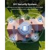 image:imageREOLINK Security Cameras Wireless Outdoor AI Detection Magnetic Mount 1080p Indoor Camera DualBand 245GHz WiFi No Subscription 9Month Battery Life Home Hub Mini with 2X Argus MagiCam4Cam Kit
