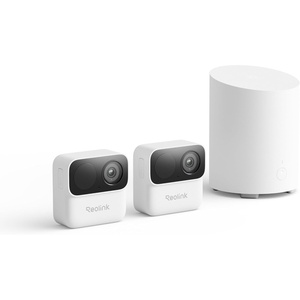 image:imageREOLINK Security Cameras Wireless Outdoor AI Detection Magnetic Mount 1080p Indoor Camera DualBand 245GHz WiFi No Subscription 9Month Battery Life Home Hub Mini with 2X Argus MagiCam2Cam Kit