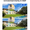 image:imageREOLINK 12MP Business Security Camera System RLK81200B4A Bundle 8pcs 12MP IP Camera Wired H265 TwoWay Talk Color Night Vision Person Vehicle Pet Detection 2TB HDD 8CH NVR