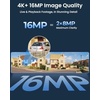 image:imageReolink 12MP 8CH PoE Security Camera System with IK10 Vandalproof 4pcs Dome Cams Spotlights Color Night Vision Builtin 2TB HDD Smart Detection TwoWay Audio RLK81200V4 with Duo 3V PoE