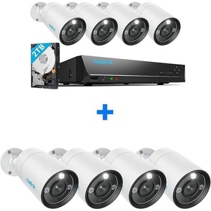 image:imageREOLINK 12MP Business Security Camera System RLK81200B4A Bundle 8pcs 12MP IP Camera Wired H265 TwoWay Talk Color Night Vision Person Vehicle Pet Detection 2TB HDD 8CH NVR