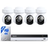 image:imageREOLINK 8CH 4K Security Camera System with PT AutoTracking RLK8800PT4B  355Pan 50Tilt 4pcs 4K PoE Cameras Wired Outdoor 8CH Black NVR with 2TB HDD Smart AI Detection Spotlights amp 2Way TalkRLK8800PT4 with White NVR