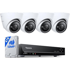 image:imageREOLINK 8CH 12MP PoE Security Camera System with 4TB HDD RLK81200D4A  4pcs H265 Surveillance IP Cameras Wired in 12MP UHD Person Vehicle Pet Detection Spotlight Color Night Vision 8CH NVRRLK81200D4A with 4TB HDD