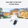 image:imageREOLINK Argus PT LiteSP  3MP Solar Wireless Camera Security Outdoor 360 PanTilt PersonVehicle Detection 24GHz WiFi Solar Powered Camera for Home Security No Monthly Fee Local Storage