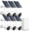 image:imageREOLINK Home Hub with 6X Argus EcoSolar Panel 5MP Solar Security Camera Outdoor for Home Surveilance Night Vision HumanCar Smart Detection 24G WiFi No Subscription Local Storage