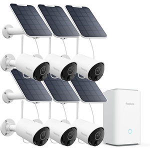 image:imageREOLINK Home Hub with 6X Argus EcoSolar Panel 5MP Solar Security Camera Outdoor for Home Surveilance Night Vision HumanCar Smart Detection 24G WiFi No Subscription Local Storage